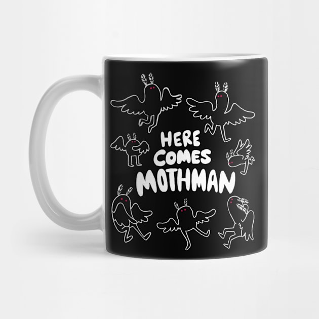 HERE COMES MOTHMAN by Mazzlebee